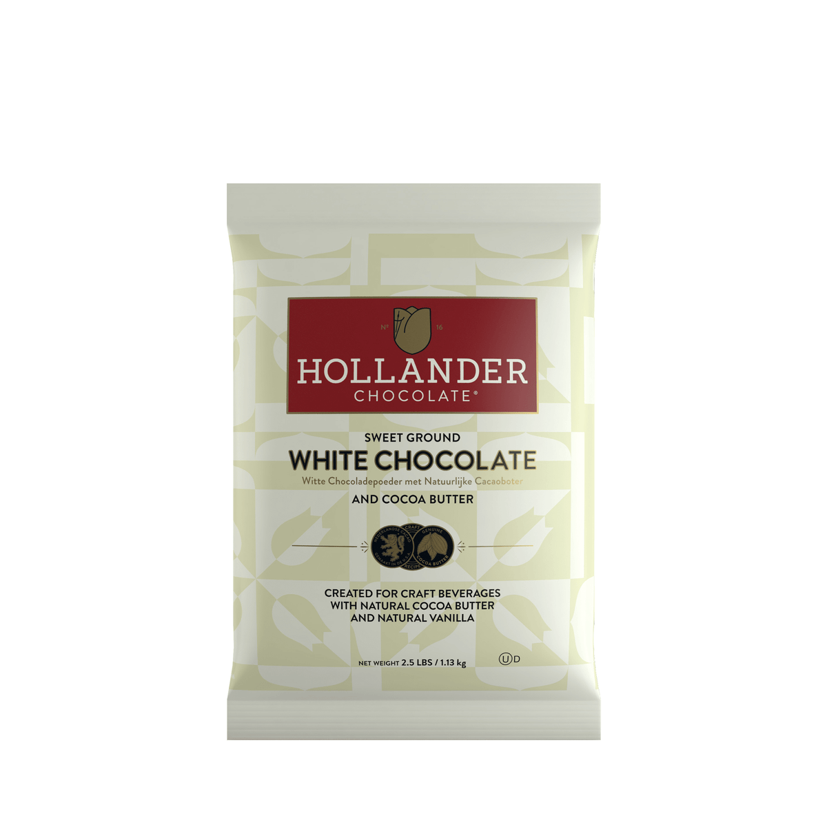 Hollander Chocolate - Sweet Ground White Chocolate Powder