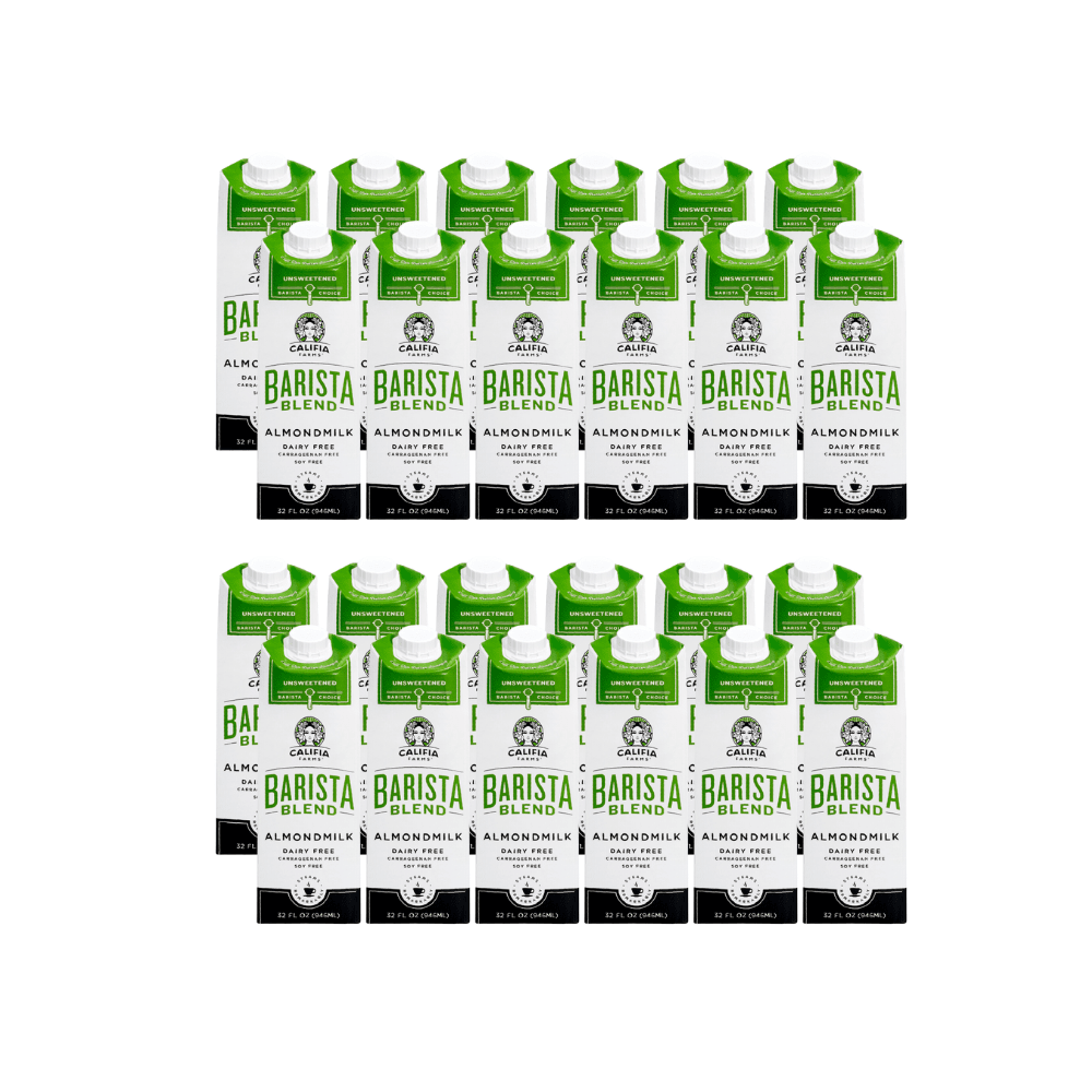 califia farms unsweetened barista almond milk, 4x6, 32oz