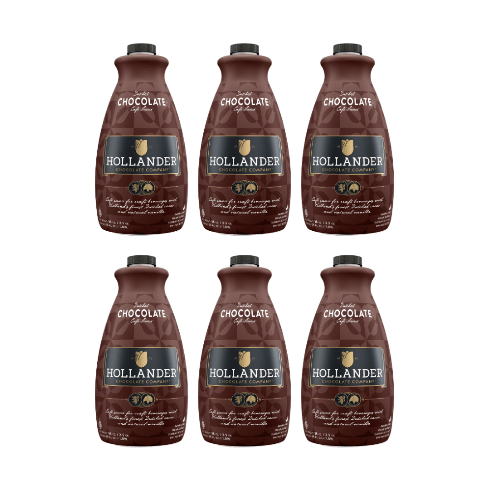 hollander chocolate sweet ground dutched 6 bottles
