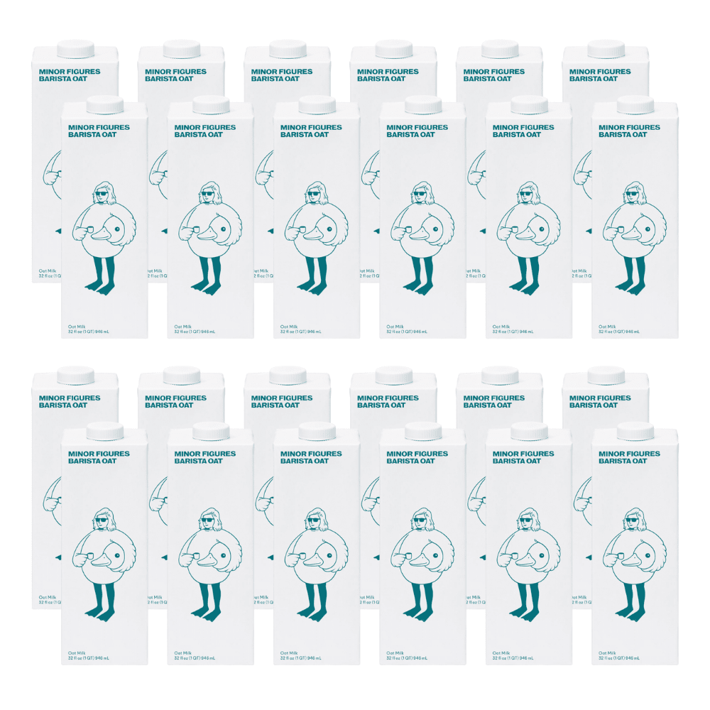 minor figures barista oatmilk, 4 cases of 6, 32oz cartons, 24 cartons total