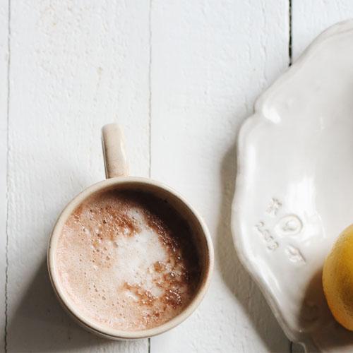 lifestyle photo of a cup of coffee