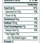 chobani oatmilk plain barista edition nutrition information