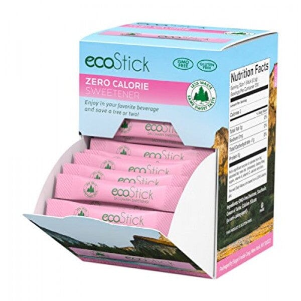 EcoStick Pink Saccharin 2000ct Packets Barista Underground