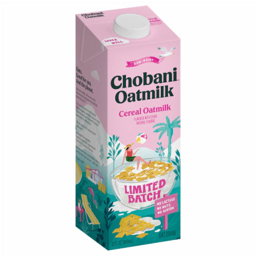 
                  
                    Chobani Cereal Oat Milk - 4 Cases of 6, 32oz Cartons (24 Cartons)
                  
                