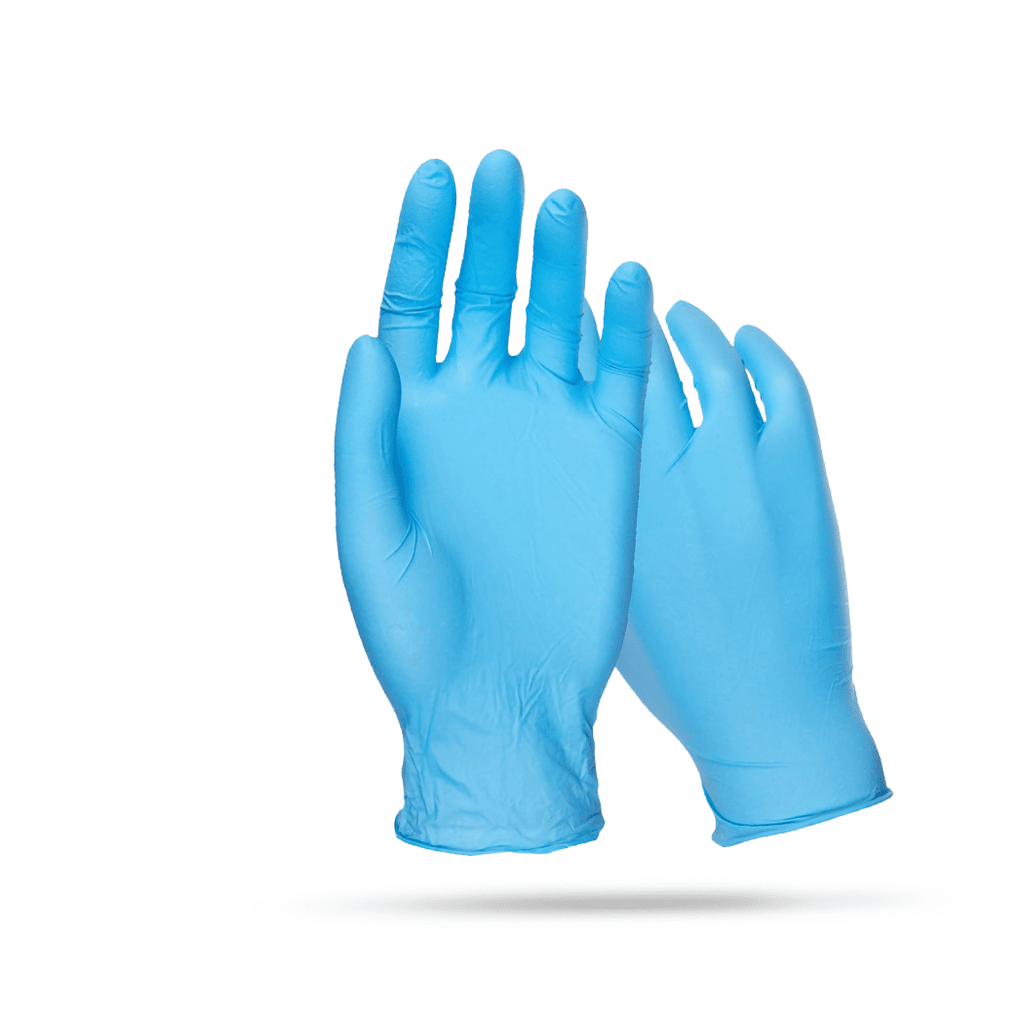 Hospeco Nitrile Blue Powder Free Gloves - Small - 1000ct
