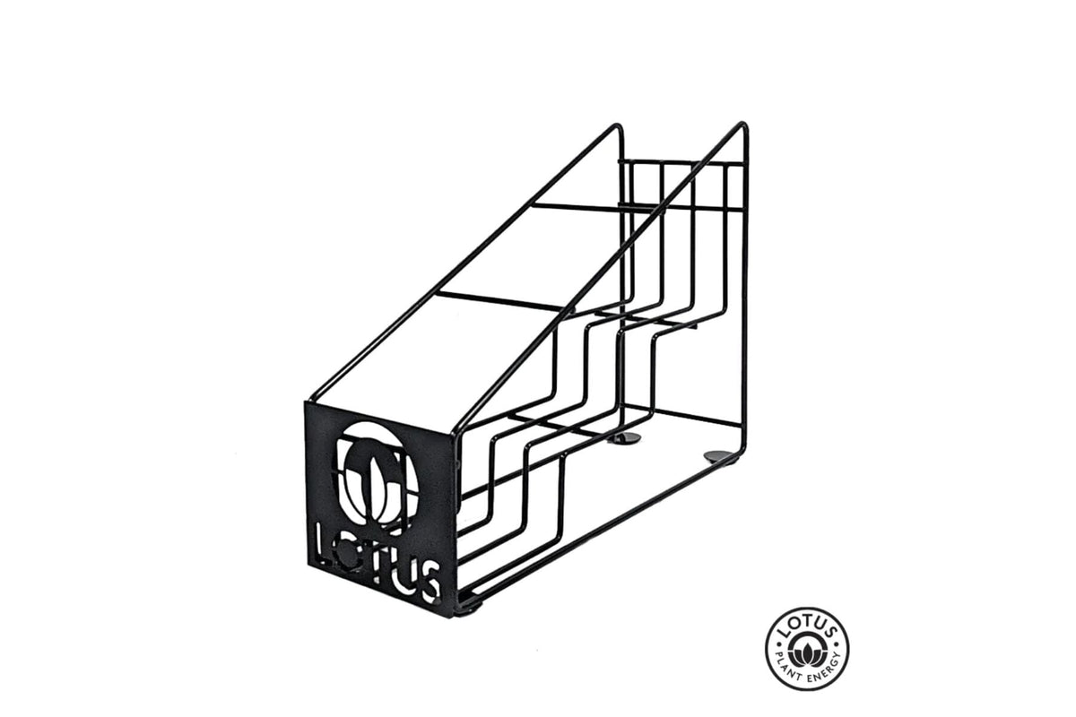 Lotus Rack Modeline Lotus Energy 3 Bottle Product Rack – Barista Underground