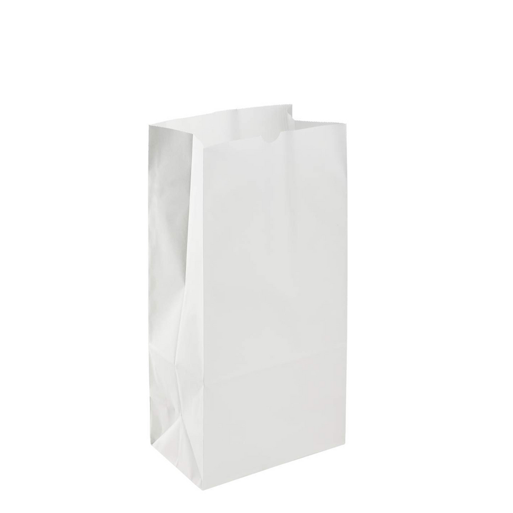 Karat White Paper Bags - 8lb