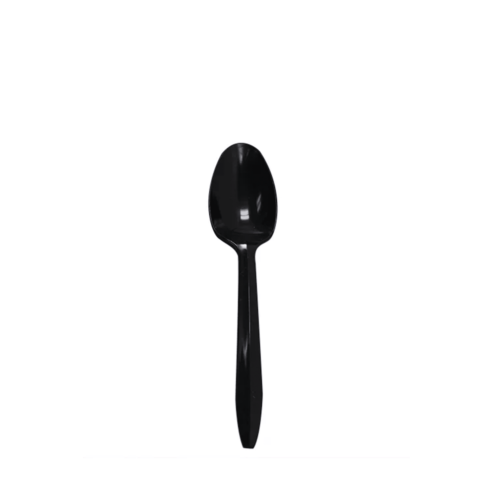 Karat PP Black Medium-Weight Tea Spoons