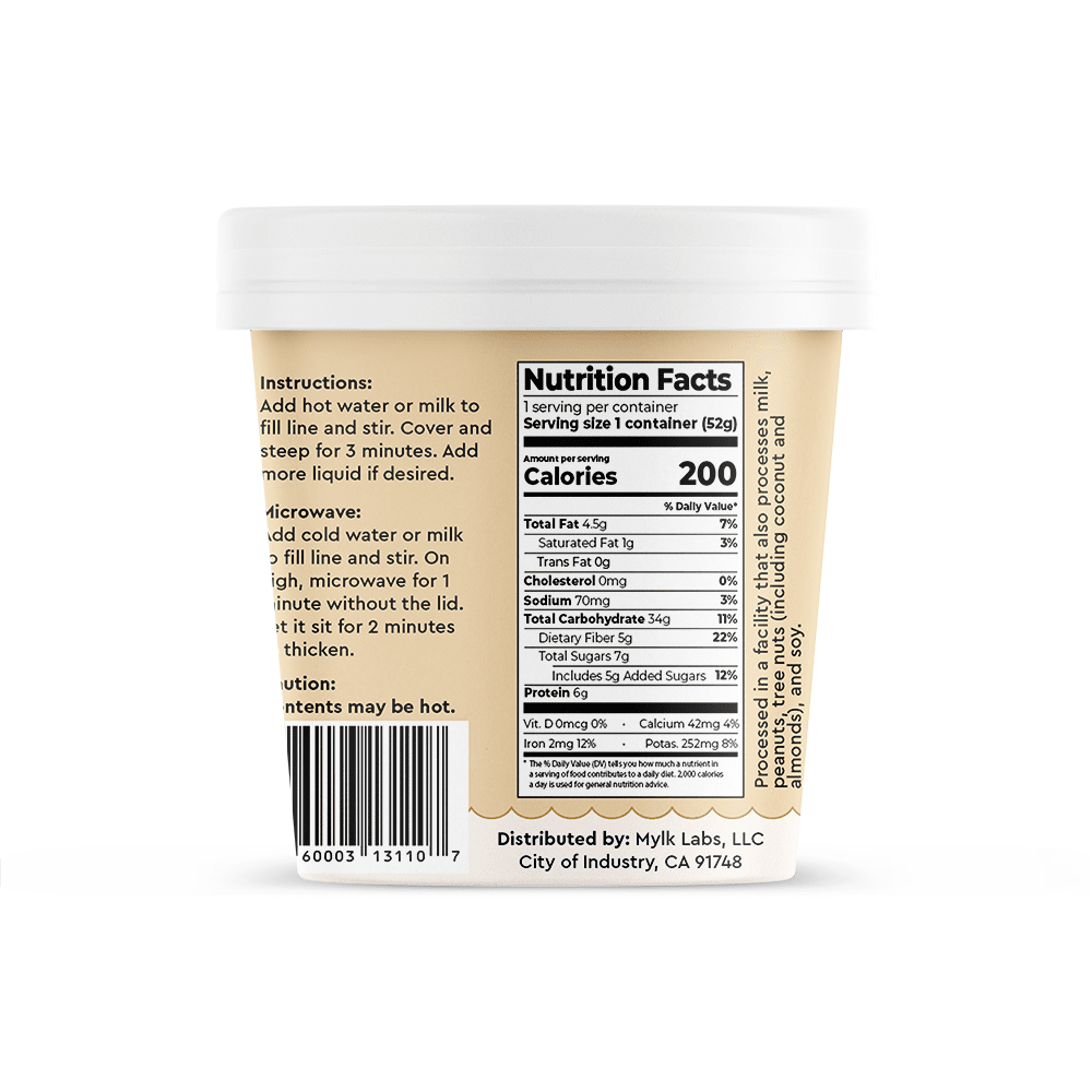 
                  
                    Mylk Labs Nut Free Strawberry Vanilla Oatmeal Cup
                  
                