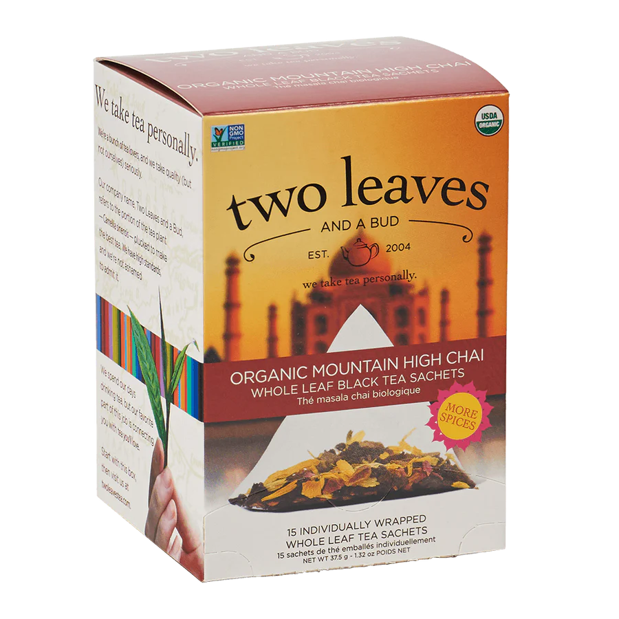 Two Leaves and a Bud Organic Mountain High Chai – Barista Underground