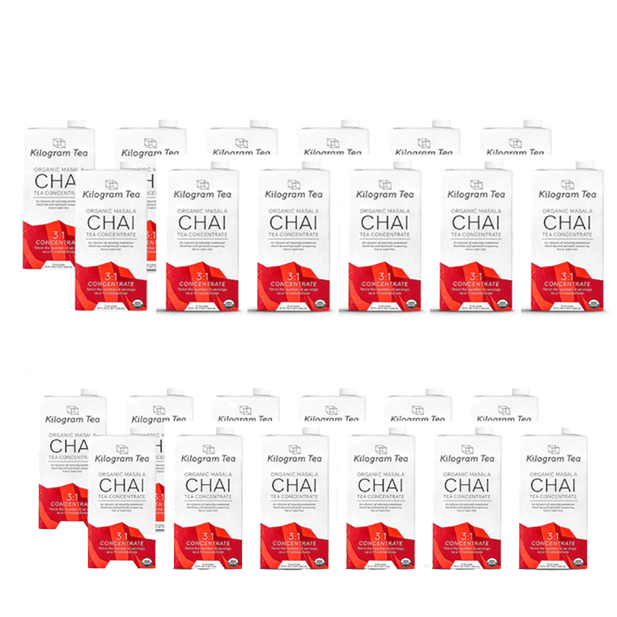 Kilogram Organic Masal Chai Tea Concentrate - 24 Cartons – Barista ...
