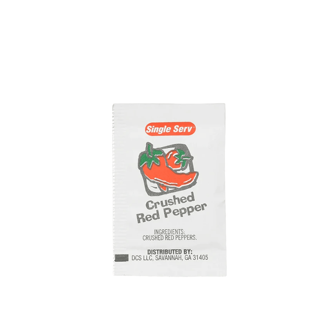 Crushed Red Pepper 1 Gram Portion Packet - 200ct