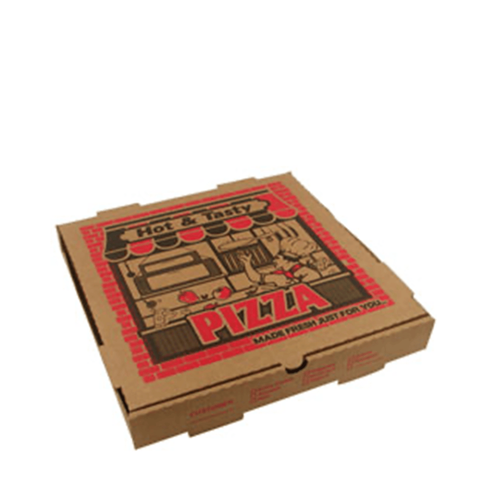 Corrugated B-Flute Cardboard Pizza Box 16X16 50ct