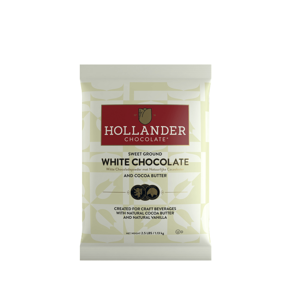Hollander Chocolate - Sweet Ground White Chocolate Powder