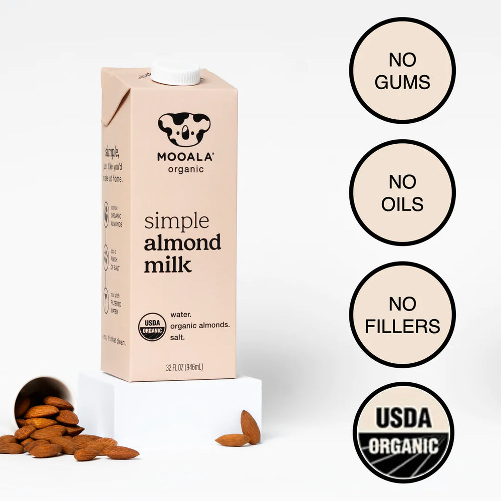 
                  
                    Mooala Simple Organic Almond Milk - 12 Cartons
                  
                