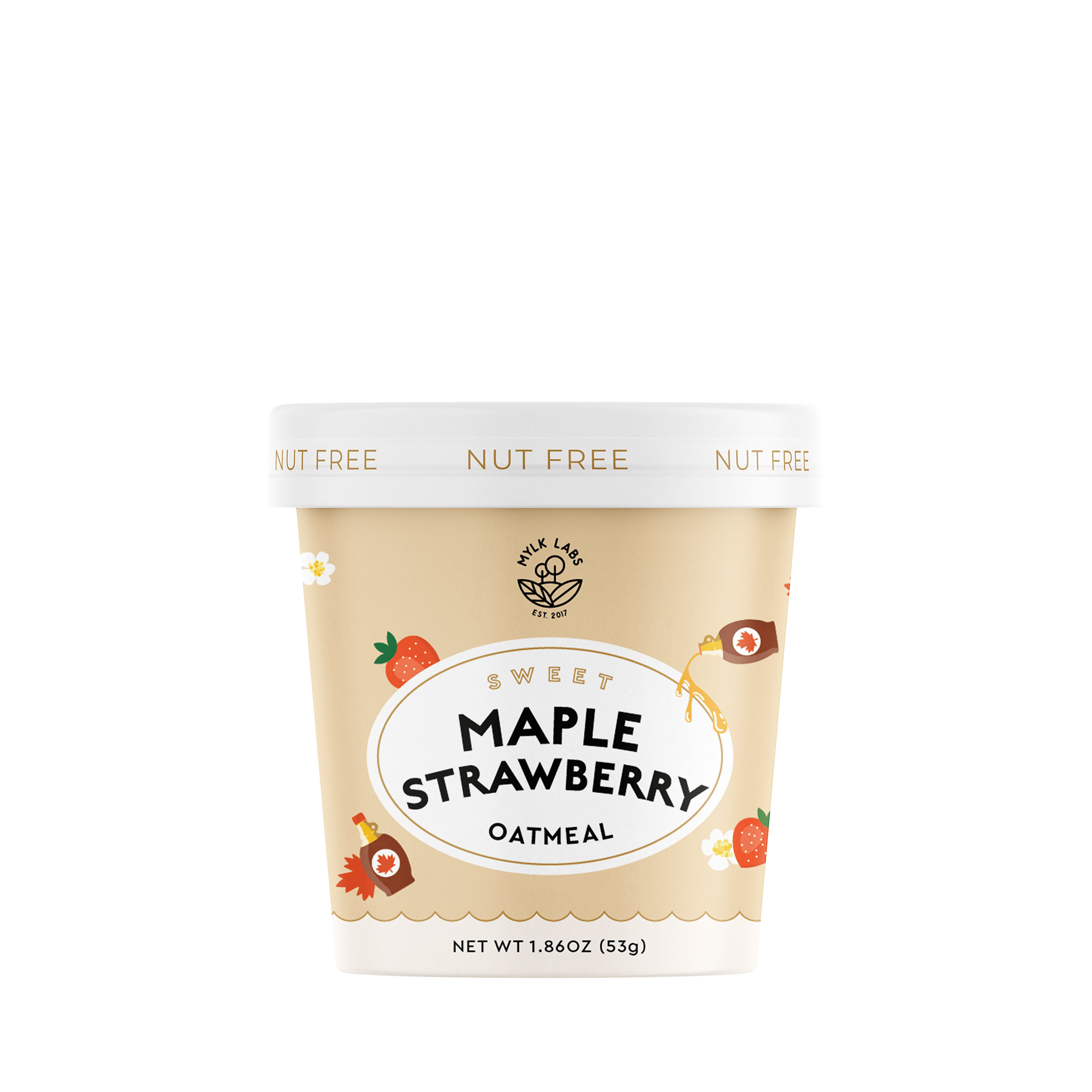 Mylk Labs Nut Free Maple Strawberry Oatmeal Cup – Barista Underground