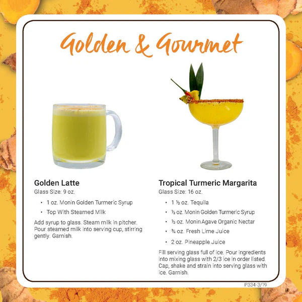 Monin Golden Turmeric Syrup – Barista Underground