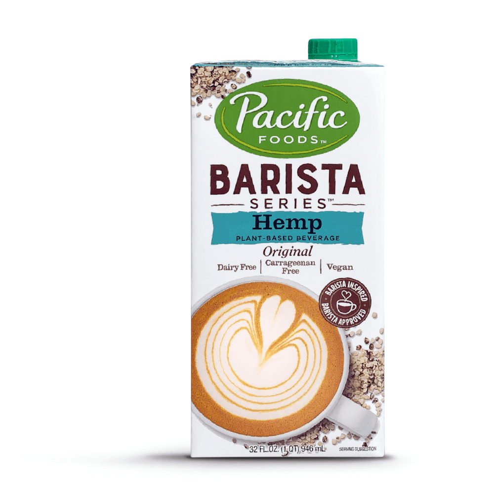 
                  
                    Pacific Foods Barista Series Hemp Milk- 2 cases of 12, 32oz cartons (24 cartons)
                  
                