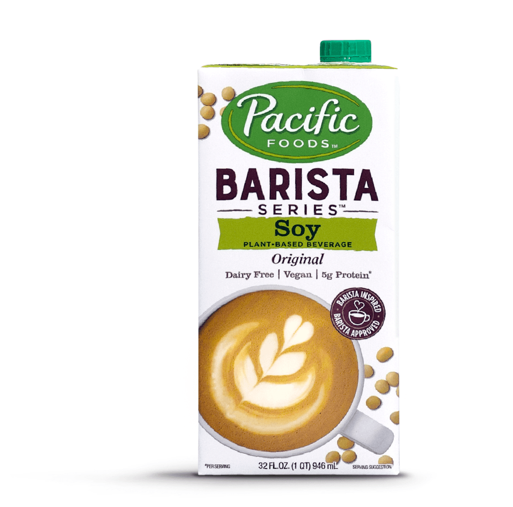 
                  
                    pacific foods barista series soy milk front of carton image
                  
                