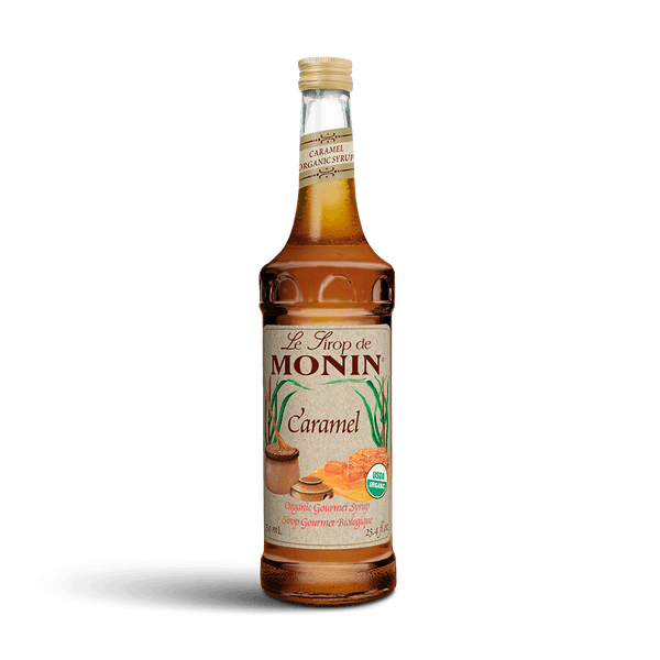 Monin Caramel Organic Syrup Bottle - 750ml