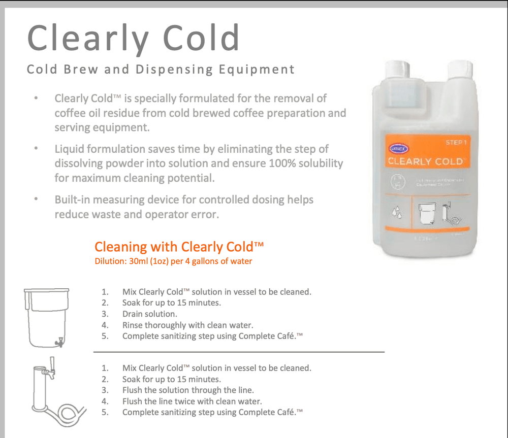 
                  
                    Urnex Clearly Cold Brew Equipment Cleaner
                  
                