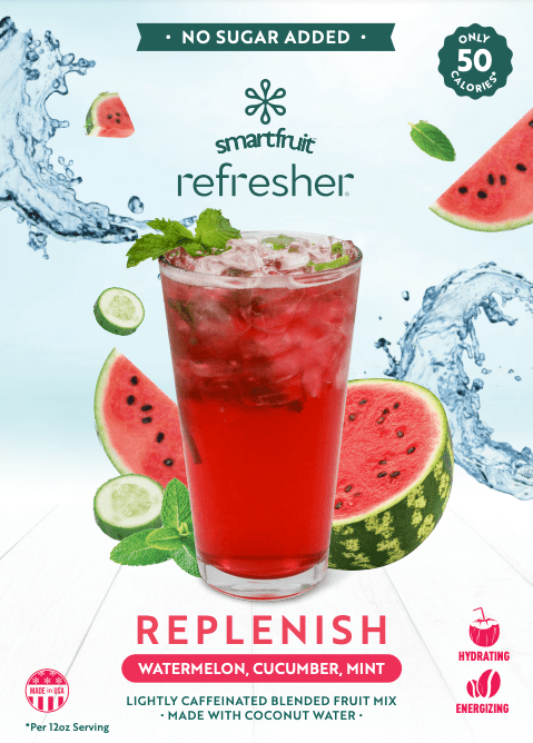 Smartfruit Flyer Smartfruit Replenish Refresher - Watermelon, Cucumber & Mint – Barista ...