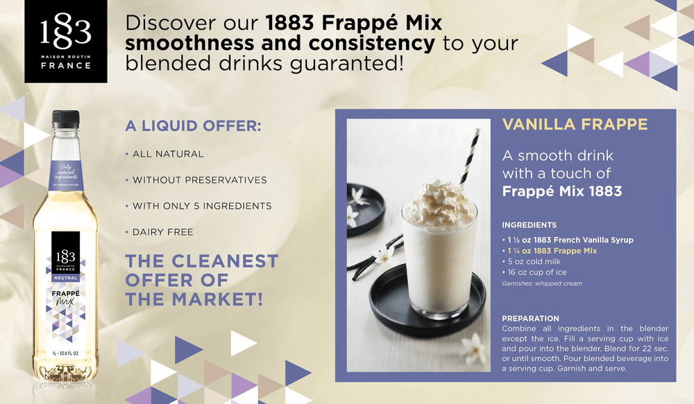 
                  
                    Routin 1883 Frappe Mix Syrup
                  
                