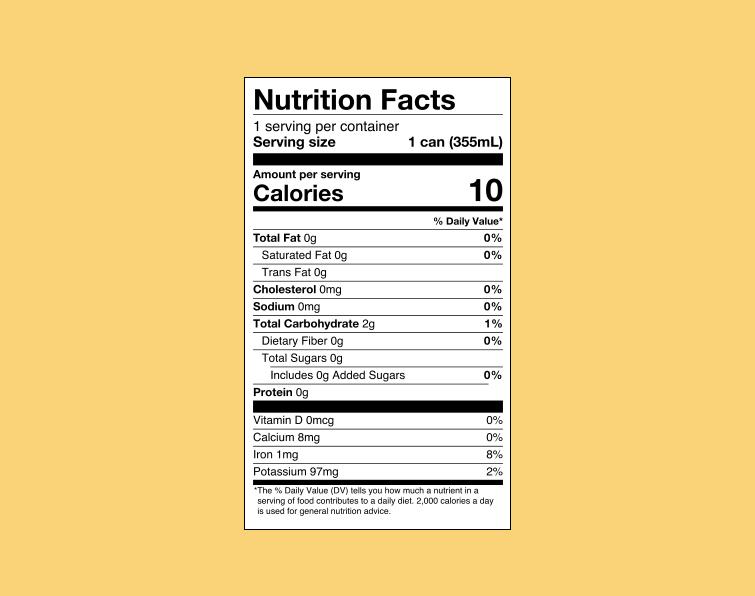 
                  
                    Dandelion Ginger Nutrition Facts
                  
                