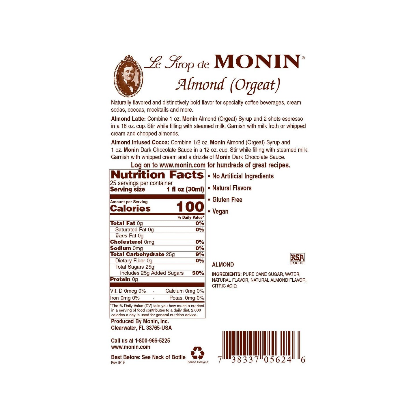 
                  
                    Monin Almond Syrup
                  
                