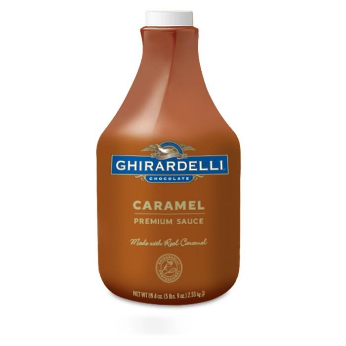 ghirardelli caramel sauce, 87.3oz bottle