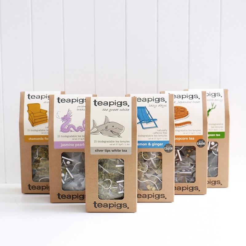 TeaPigs Mixed Case of 6 - 15ct Boxes