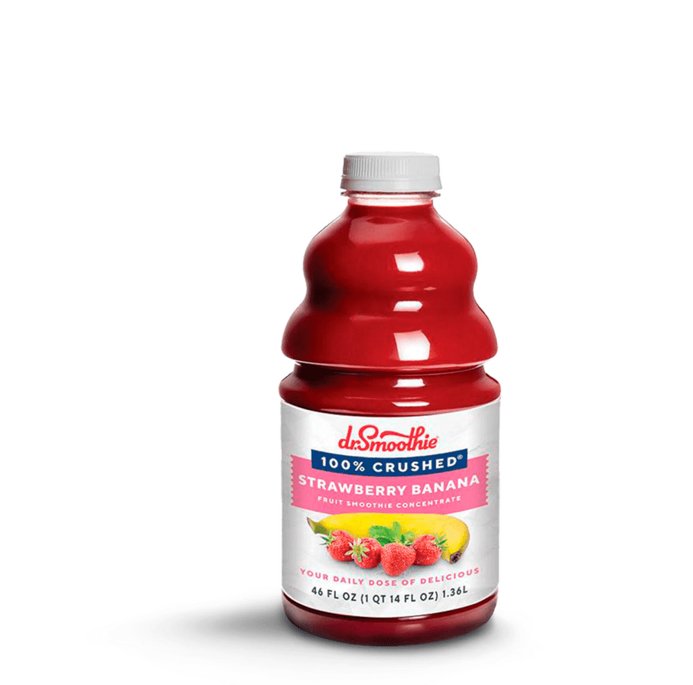 Dr. Smoothie 100% Crushed Strawberry Banana Fruit Smoothie Concentrate