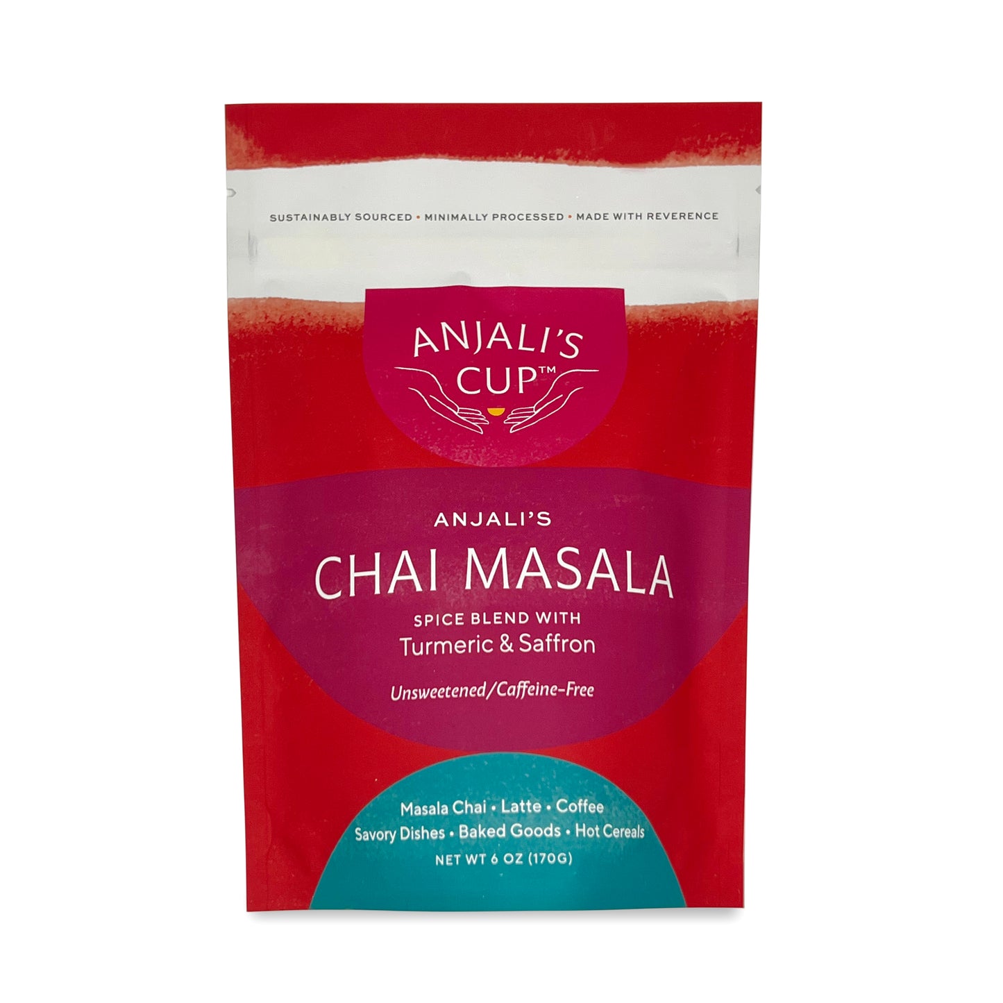
                  
                    Anjali's Cup - Chai Masala with Turmeric and Saffron 6oz / 300 Servings
                  
                